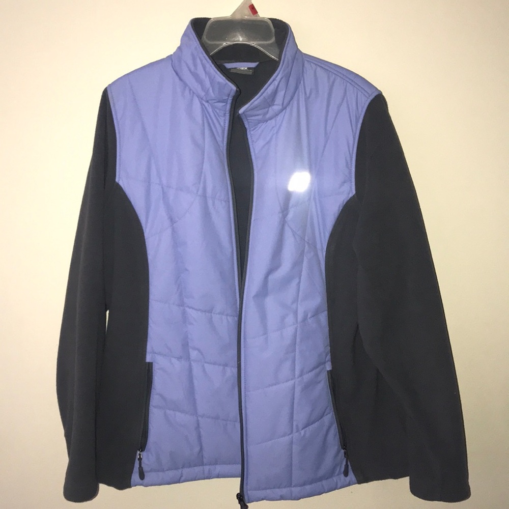 Jacket purple and grey, only worn once